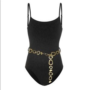 Solid & Striped one piece Swimsuit In Black M